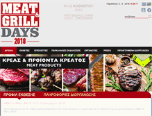 Tablet Screenshot of meatdays.com